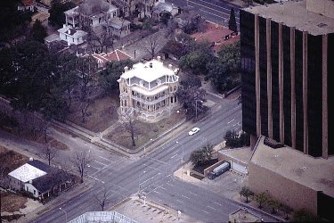 Aerial view of John Bremond Jr Mansion
