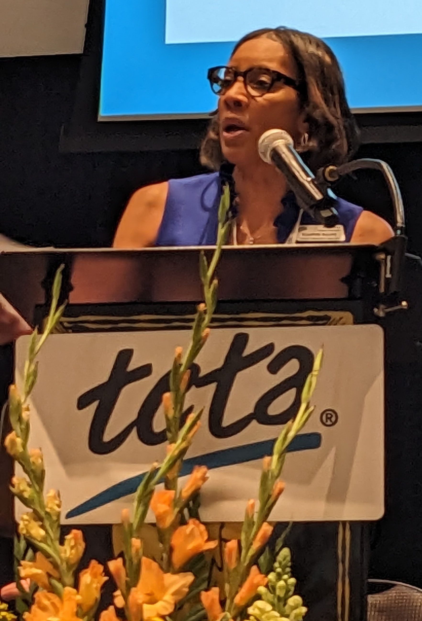 Eleanore Malone at TCTA Convention